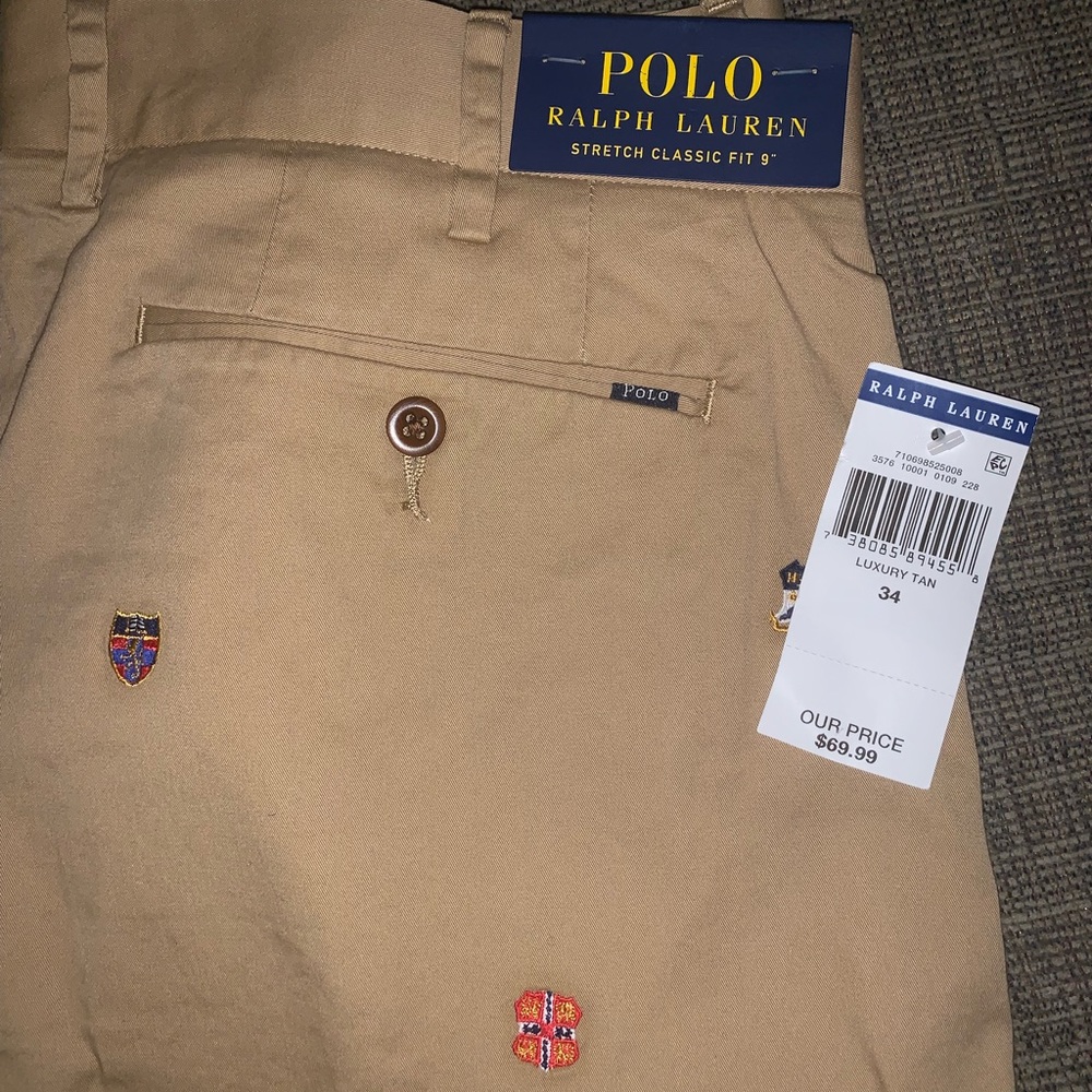 Ralph Lauren Polo Logo embroidered shorts